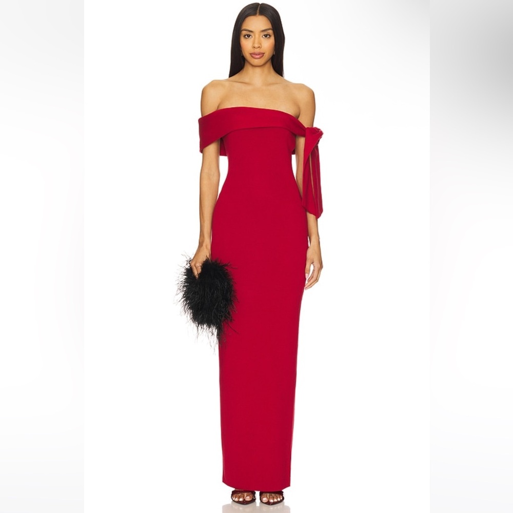 NEW- SNDYS x Revolve Jaymes Maxi Dress in Deep Red